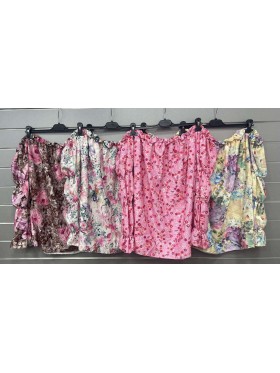 Bluzki damskie Włoski, size uni, paczka 6szt, mix kolor