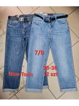 Jeansy damskie ,size 28-36,paczka 12szt ,