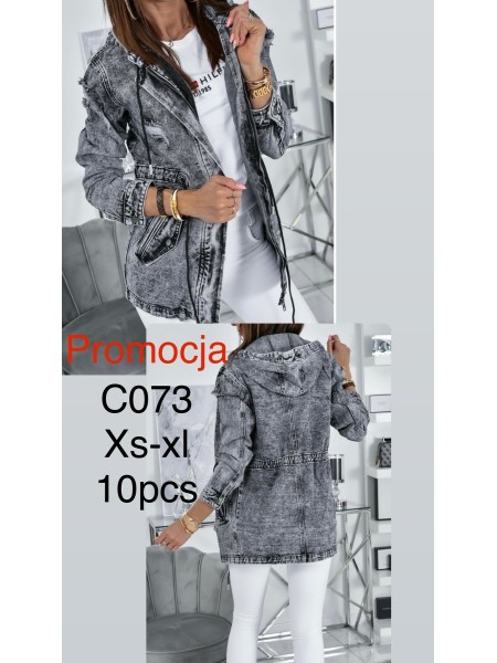 Kurtki Jeansowe damskie ,size xs-xl,paczka 10szt ,