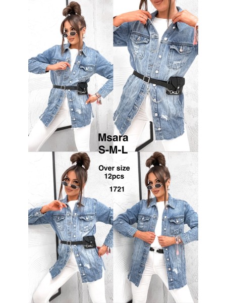Kurtki Jeansowe damskie M'sara ,size s-l,paczka 12szt ,