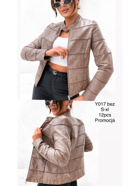 Kurtki skórzane damskie ,size S-XL,paczka 12szt ,