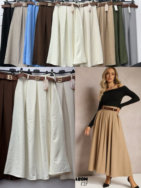 Spódnica długa damskie ,size uni,paczka 6szt ,mix kolor