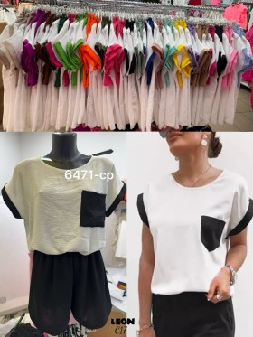 Bluzki damskie ,size uni,paczka 6szt ,mix kolor