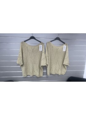 Bluzki damskie Włoski, size uni, paczka 6szt, mix kolor