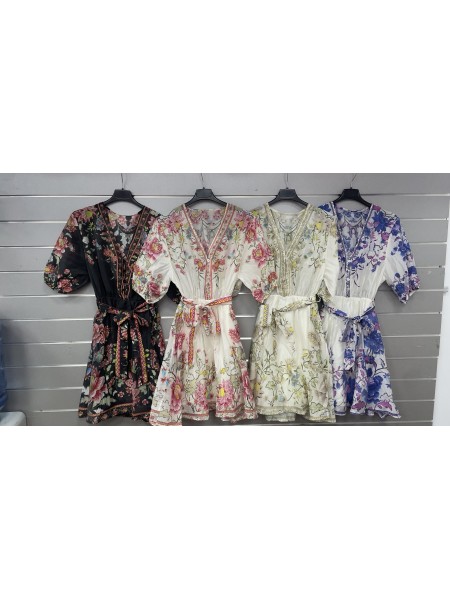 Sukienki damskie Włoski, size uni, paczka 6szt, mix kolor