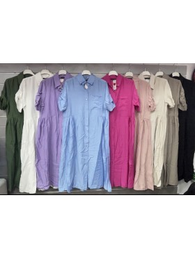 Sukienki damskie Włoski, size uni, paczka 6szt, mix kolor