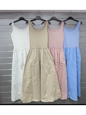 Sukienki damskie Włoski, size uni, paczka 6szt, mix kolor
