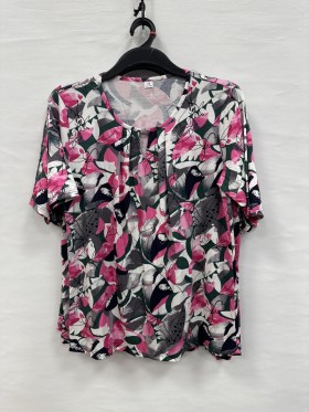 Bluzki damskie Polskie, Size 48-54, paczka 4szt 1kolor