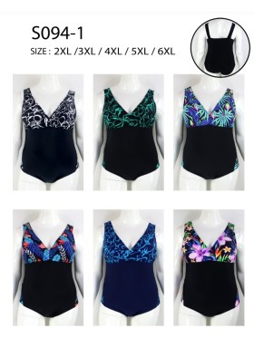 Stroje kąpielowe damskie, size 2-6XL, paczka 5szt, 1 kolor