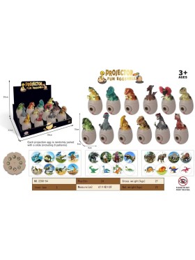ZABAWKI FUN EGGS . 12 SZT / PACZKA, KOLOR JAK NA ZDZIĘCIU