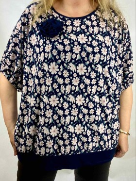 Bluzki damskie Polskie, Size standard, paczka 4szt 1kolor