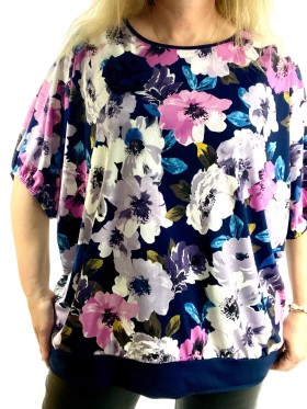 Bluzki damskie Polskie, Size standard, paczka 4szt 1kolor
