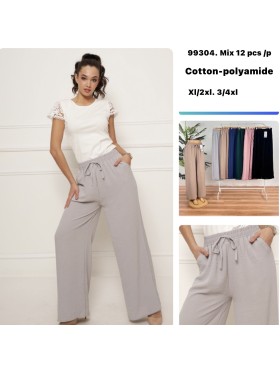 Spodnie damskie ,Size XL-4XL ,paczka 12szt ,mix kolor