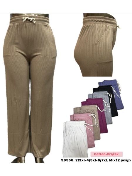 Spodnie damskie ,Size 2-7XL ,paczka 12szt ,mix kolor