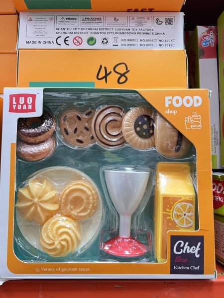 Zabawka Chef .6 SZT / PACZKA, KOLOR JAK NA ZDZIĘCIU