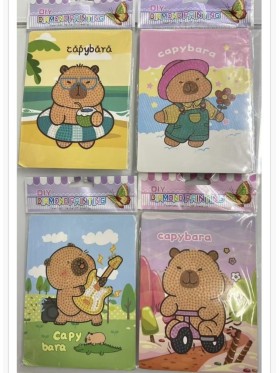Zabawka capybara .12 SZT / PACZKA, KOLOR JAK NA ZDZIĘCIU