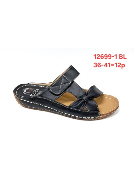 Buty Klapki Damskie (36-41,12par)
