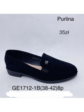 Buty Mokasyny  Damskie (36-41, 12par)