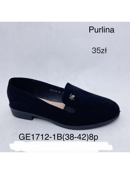 Buty Mokasyny  Damskie (36-41, 12par)