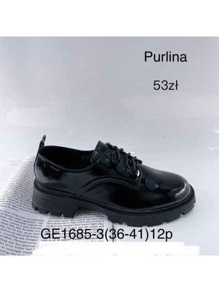 Buty Mokasyny  Damskie (36-41, 12par)