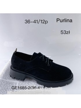 Buty Mokasyny  Damskie (36-41, 12par)
