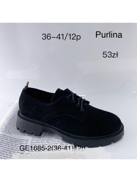 Buty Mokasyny  Damskie (36-41, 12par)