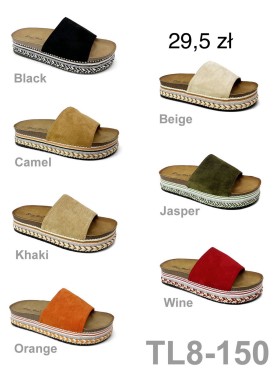 Buty Klapki Damskie (36-41,12par)