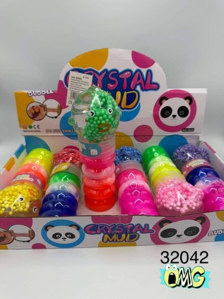 ZABAWKI CRYTAL .6SZT / PACZKA, KOLOR JAK NA ZDZIĘCIU