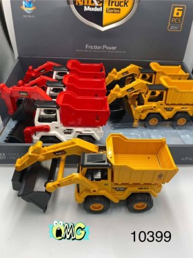 ZABAWKI TRUCKS.6 SZT / PACZKA, KOLOR JAK NA ZDZIĘCIU