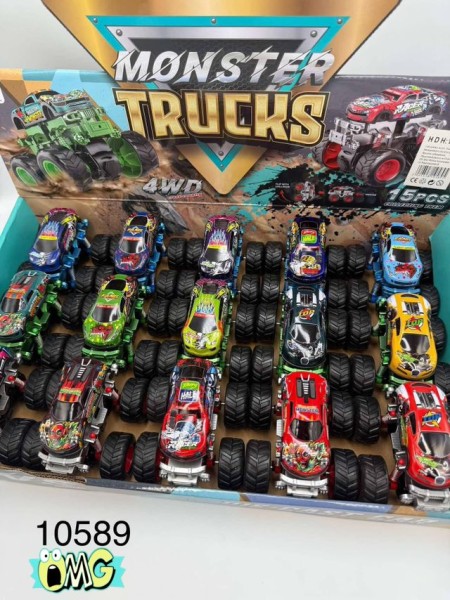 ZABAWKI TRUCKS.15 SZT / PACZKA, KOLOR JAK NA ZDZIĘCIU