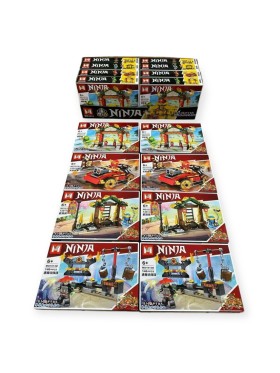 ZABAWKI KLOCKI NINJA . 8SZT / PACZKA, KOLOR JAK NA ZDZIĘCIU