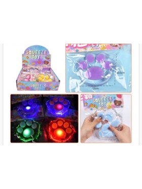 ZABAWKI SQUISHY LED. 8SZT / PACZKA, KOLOR JAK NA ZDZIĘCIU