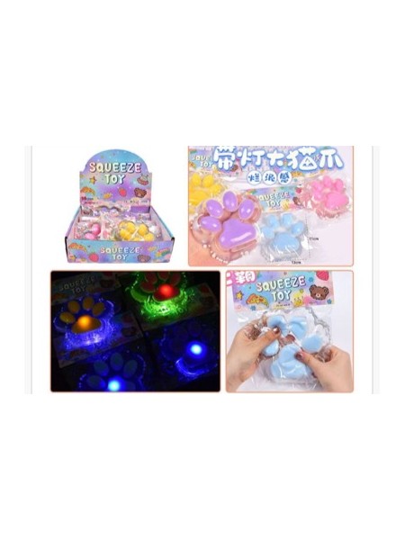 ZABAWKI SQUISHY LED. 8SZT / PACZKA, KOLOR JAK NA ZDZIĘCIU