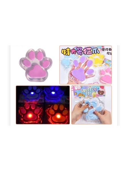 ZABAWKI SQUISHY LED. 8SZT / PACZKA, KOLOR JAK NA ZDZIĘCIU