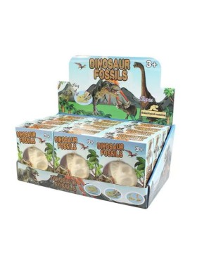 ZABAWKI DINO FOSSILS, 12 SZT / PACZKA, KOLOR JAK NA ZDZIĘCIU