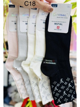 SKARPETY / STOPKI DAMSKIE .SIZE: 35-42, (40PAR/PACZKA) KOLOR JAK NA ZDZIĘCIU