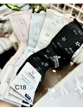 SKARPETY / STOPKI DAMSKIE .SIZE: 35-42, (40PAR/PACZKA) KOLOR JAK NA ZDZIĘCIU