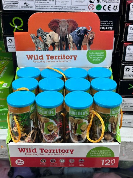 ZABAWKI WILD TERRITORY 12 SZT / PACZKA, KOLOR JAK NA ZDZIĘCIU
