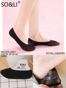 SKARPETY / STOPKI DAMSKIE .SIZE: 35-42, (48PAR/PACZKA) KOLOR JAK NA ZDZIĘCIU