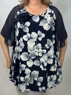 Tuniki damskie Polskie, Size standard, paczka 4szt 1kolor