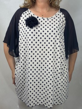 Tuniki damskie Polskie, Size standard, paczka 4szt 1kolor