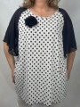 Tuniki damskie Polskie, Size standard, paczka 4szt 1kolor