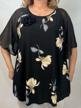 Tuniki damskie Polskie, Size standard, paczka 4szt 1kolor