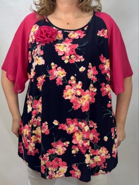 Tuniki damskie Polskie, Size standard, paczka 4szt 1kolor