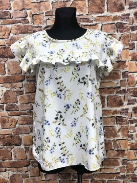 Bluzki damskie Polskie, Size l-4xl, paczka 5szt 1kolor