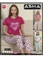 Piżama damskie tureckie, size m-3xl, paczka 15szt, mix  kolor