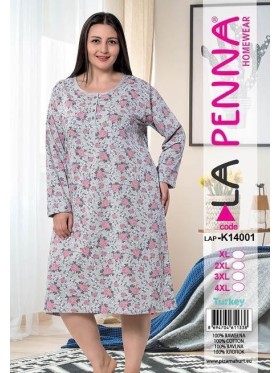 Koszule nocne damskie tureckie , size l-4xl, paczka 12szt, 1kolor