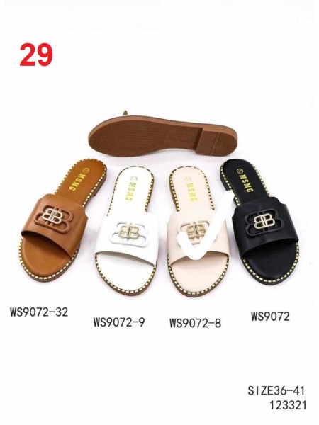 Buty Klapki Damskie (36-41,12par)