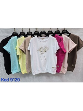 Bluzki damskie Tureckie, size standard ,paczka 12szt mix kolor