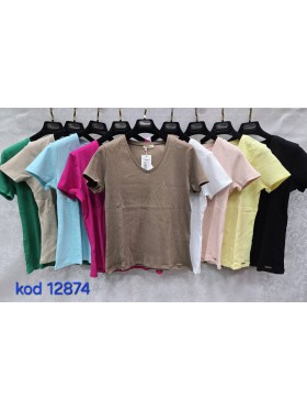 Bluzki damskie Tureckie, size standard ,paczka 12szt mix kolor